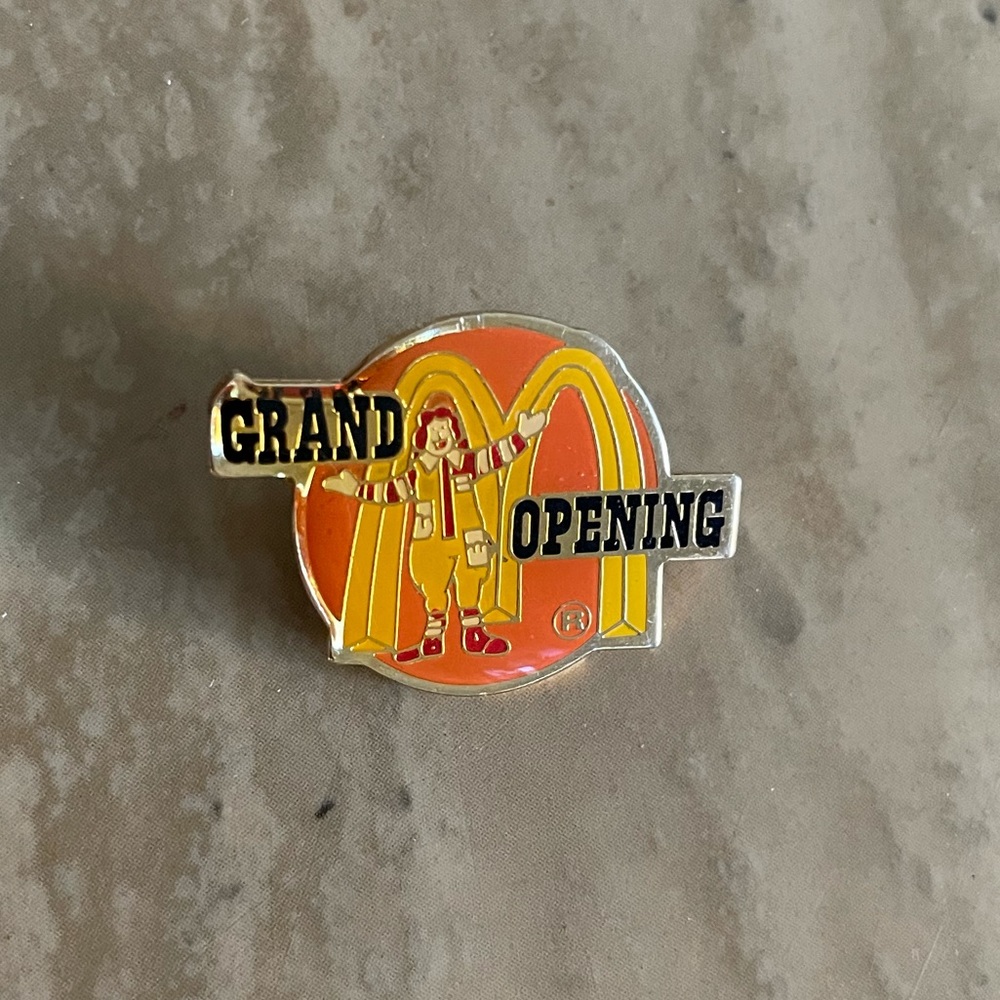 Vintage Mc Donald’s Grand Opening Pin
